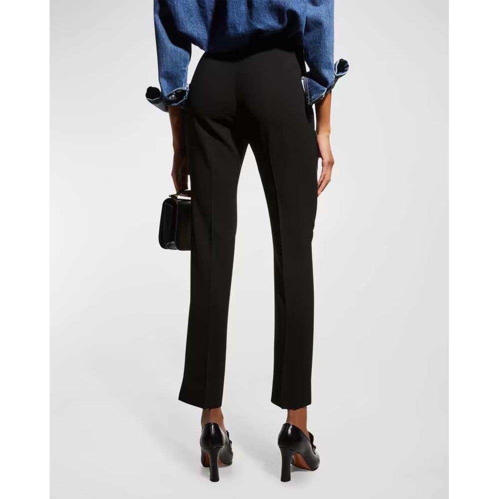 Lafayette 148 Bleecker Pants Womens Size 2 Slim-fit Black Dress Pants Old Money